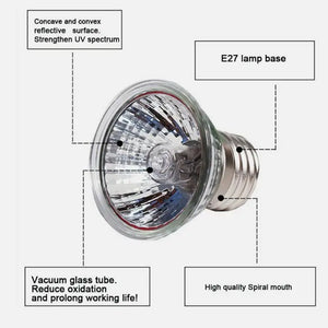 220V Habitat Light Lamp Basking Heat Bulb For Reptiles Turtle Heat Lamp Heat Bulb Lamp Clip on Bearded Dragon Reptile Bulb