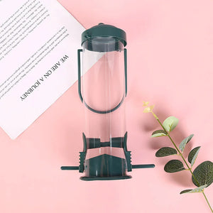 Pet Bird Feeder Food Dispenser Outdoor Hanging Multiple Holes Bird Feeder Small Bird Automatic Foot Feeding Tool Bird Supplies