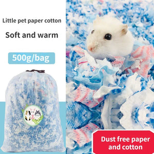 Hamster Paper Cotton Golden Bear Small Pet Deodorant Hamster Bedding Winter Warm Sawdust Hamster Supplies Rabbit 햄스터 베딩