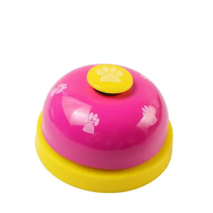 1pc Pet Training Bells Cat Training Interactive Toy Called Dinner Small Bells Footprint Ring Trainer Feeding Reminder For Teddy