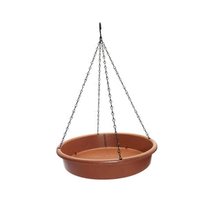 Bird Feeding Dish Tray Platform Feeder Bird Water Bowl Hanging Bird Bath for Outdoor Outside Patio Parrot Tree