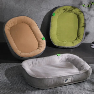 Pet Dog Bed Soft Warm Sleeping Mat On The Floor Winter Dog Cat Sofa Beds Puppy Cushion Houses Habitats Small Medium Pet Supplies