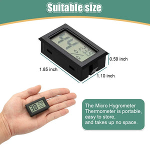 Digital Electronic Thermometer Hygrometer Mini LCD Humidity Meter Freezer Fridge Thermometer for-50~70 Coolers Aquarium Chillers