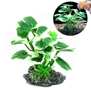 Simulated Reptile Plants for Terrarium Decor Realistic Artificial Water Plants Amphibian Habitat Snake Tortoise Tank Decoration