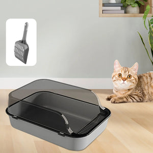 Cat Litter Box Pet Supplies Cat Sand Box Anti Splashing Cat Litter Container Large Kitten Toilet for Indoor Cats Small Animals