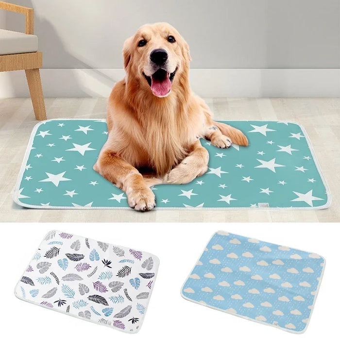 Dog Diaper Pet Urine Pad Reusable Waterproof Mat Cooling Summer Pad Washable Training Mattress Dog Car Seat Cover