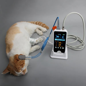 Portable Veterinary Monitor Multi-parameter Cat Dog Animal Vet Handheld Pulse Oximeter Vital Signs Monitor