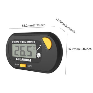 Aquarium External Thermometer Digital Display Fish Thermometers Large Screen Monitors Terrarium Temperature Meter