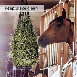 1Pc Haylage Net Durable Horse Care Products Small Holed Hay Net Haynet Equipment Slow Feed Hay Feeder Net Bags For Horse