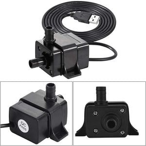 Brushless DC Water Pump Super Silent Aquarium Fish Tank USB Submersible Water Pump Mini Fountain Pumps 120L/H DC 5V Accessories