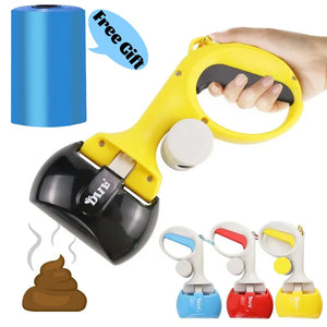 Pet Poop Picker Portable Scooper Animal Waste Sanitary Pickup Remover Dog Outdoor Cleaner Garbage Picker Poop Bag Excrement Tool