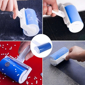 Sticky Pp Silicone Dust Wiper Remover Cat Dog Clothes Tousle Remover Reusable Washable Lint Roller Bed Hair Cleaning Brush