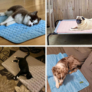 Summer Dog Cooling Mat&Sleeping Pad Reusable Washable&Portable Extra Large For Small Big Dogs Pet Urine Mat Dog Car Seat Cover