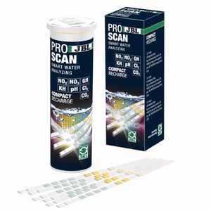 JBL Proscan Aquarium Water Testing Kit Strips PH GH KH NO2 NO3 Cl2 Co2 Value Freshwater Quality Paper Measuring Fish Tank Plant