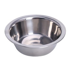 1PC Stainless Steel Double Pet Bowls Dog Cat Water Food Non Slip Feeding Station