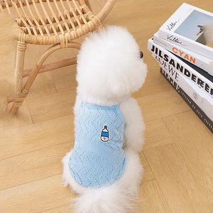 Summer Suspender Dog Clothes Soft Thin Dog Cooling Vest  Cute Puppy Dress Bichon Chihuahua Clothing Dog Products Costumes 2023