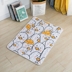 Non-Slip Pet Cotton Mat Washable Pad Mat for Dogs Cat Blanket Sofa Breathable Pet Dog Bed for Small Medium Large Dogs