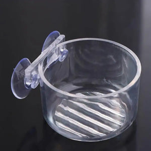 fish Waterweed nursery pot Glass Aquarium decoration Pot Polka Water potted aquatic planting cylinder cup aquarium accessories