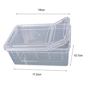 Rearing Box Anti-deformation Ventilated Pet Breeding Cage Hatching Container Small Pet Reptiles Living Box Terrarium Habitat