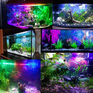 Aquarium Light LED Waterproof Fish Tank Light Underwater Fish Lamp Aquariums Decor Lighting Plant Lamp 18-48CM 220-240V 5730chip