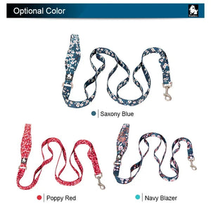 Truelove Floral Pet Leash Neoprene Padded Handle Extra Traffic Control Dog and Cat Strong Enough and Easy to Use Travel TLL3112