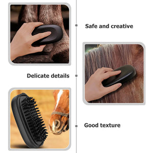 Equestrian Horse Cleaning Brush Cattle Tail Hairbrush Grooming Kit Accessories Comb