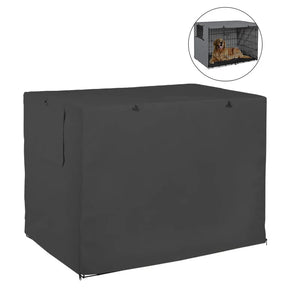 Universal Dog Cage Cover 210D Oxford Wire Crate Rainproof Dust Covers Outdoor Waterproof Sun Protection Durable Pet Kennel Case