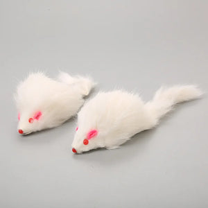 Plush mouse cat toy Soft Long-haired Tail Mice Mouse For Cats Funny Kitten Toy Pet Cats Training Game Cat Supplies