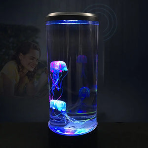 Jellyfish Lamp Color Changing Remote Control  Aquarium Tank LED Night Light Birthday Gift USB Charging Relaxing Mood