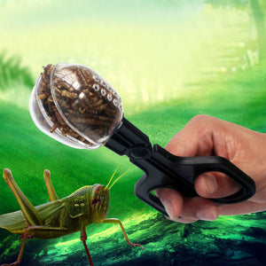 Bug Insect Catcher Scissor Reptile Indoor Outdoor Portable Plastic Clamp Tong Transparent Birds Spiders Trap Box Garden Supplies