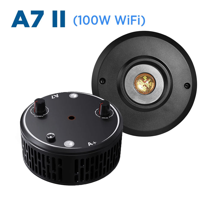 A7 II WiFi App Phone Control Full Spectrum 100W Saltwater Marine LED Aquarium Light for Coral Reef Fish Tank