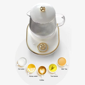 600ml Multifunctional Mini Health Pot Electric Stew Cup Tea Maker Heating Cup Fully  Bird Nest Stew Cup Home Office Gift