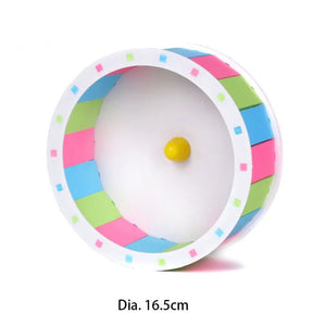 Smooth Hamster Wheel Silent Small Pet Exercise Wheel Plastic Running Toy for Hamster Cage Small Pet Sports Wheel Pet Accessories