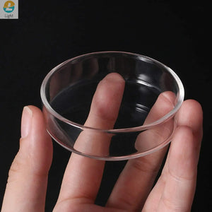 Aquarium Feeder Bowls Dish Clear Glass Tray Round Container For Keep Water Clean Shrimp Tropical Fish Ratfish Feeding Cup