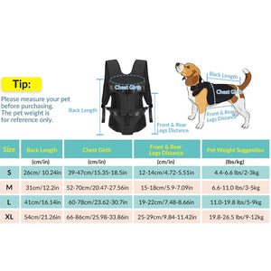 Pet Backpack Carrier Pets Dog Carrier Bag Portable Backpack for Dogs Cat Double Shoulder Carriers Bag Puppy Travel Dog Bags