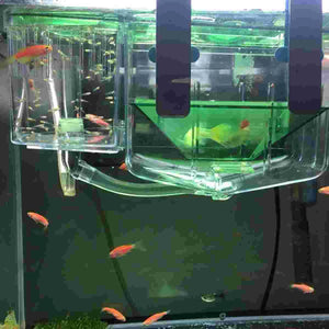 Aquarium Breeding Box Tank Hatchery Juvenile Spawning Incubator Isolation Box Divider Tank for Shrimp Clownfish Guppy Accessory