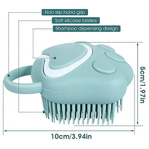 Silicone Pet Bath Brush Dog SPA Massage Comb Dogs Cats Shower Hair Grooming Comb Dog Cleaning Brush Pet Supplies