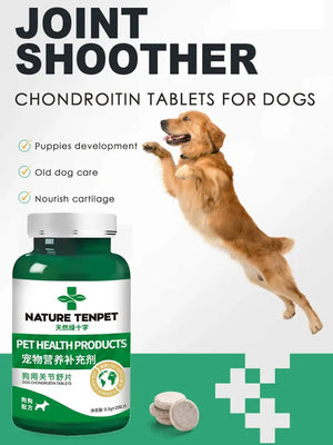 Pet Dog Joints Shun Bulldog Puppies Medium and Large Dogs Supplement Chondroitin Pet Health Supplement 200 Tablets