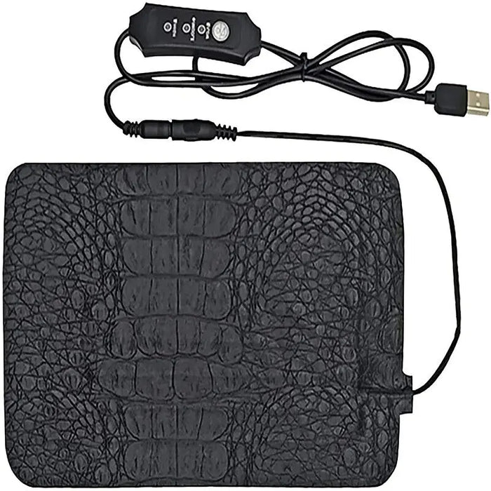 5V USB Pet Warmer Heating Pad Electric Bed Winter Warm Carpet Adjustable Temperature Controller Reptile Dog Mat Tools Two Sizes