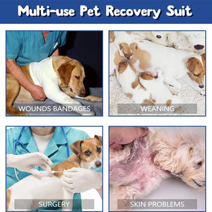 Body Post-Operative Recovery Suit for Dogs Pet Abdominal Wound After Surgery Wear Surgical Clothes for Small Medium Large Dogs