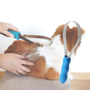 1PC Multifunction Pet Anti-itch Comb Practical Horse Detangling Brush With Anti-slip Handle Durable Horse Sweat Scraper