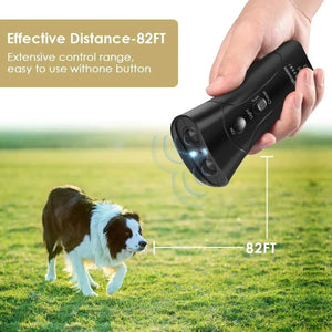 Dog Repeller LED Ultrasonic Anti Barking Stop Bark Dogs Glow Intimidate Training Device Dogs Adapter Behavior Aids