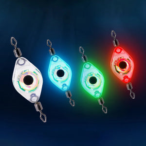 1pc LED Fish Lamp Mini Fishing Lure Light LED Deep Drop Underwater Eye Shape Fishing Squid Fishing Bait Luminous Lure