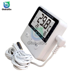 Mini LCD Digital Thermometer With Probe Sensor Swimming Pool Refrigerator Aquarium Thermometer Measurer With Cable 1M