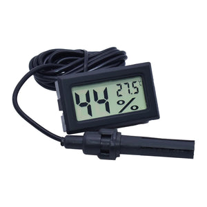 -50 to 110 Digital Thermometer Mini LCD Display Meter Fridges Freezers Coolers Aquarium Chillers Mini 1M Probe Instrument