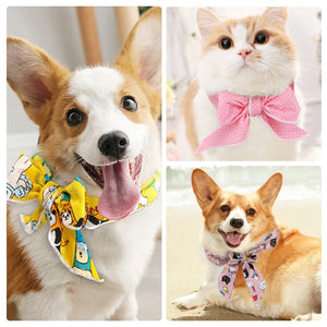 Summer Pet Cooling Ice Scarf Cool Ice Towel Heatstroke Dogs Cats Ice Scarf Collar Adjustable Cooling Cat Collar Bib Dog Supplies