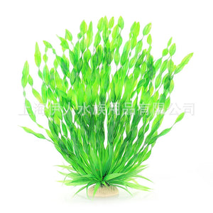 1pc Artificial Underwater Plants Aquarium Fish Tank Seaweed Decoration Green Purple Water Grass Viewing Decorations for Home