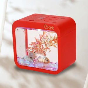 Fish Tank Energy Saving Prevent Escaping Fish Terrarium Reusable Stackable Safe Design Clamshell Feeding Tank Pet Supplies