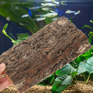 Reptile Box Terrarium Decor Cork Bark Reptiles Decorative Background Aquarium Fish Tank Boards Snake Habitat Decoration