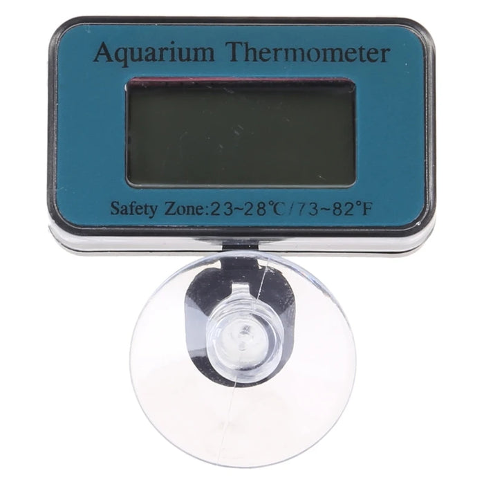 Aquarium Digital Thermometer Fish for Tank Submersible Thermometers Large Screen LCD Display No Messy Wires in Terrarium